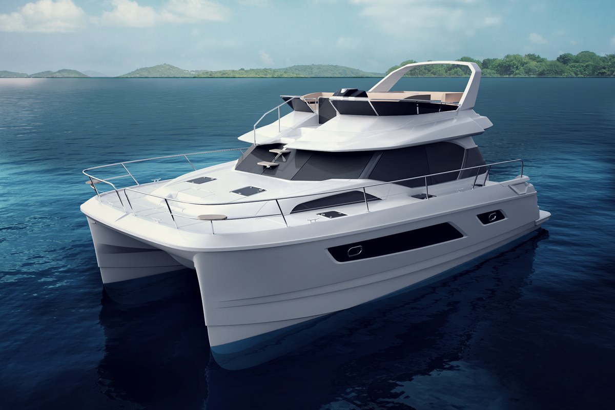 يخت Aquila 44 catamaran يتألق في معرض اليخوت في سنغافورة